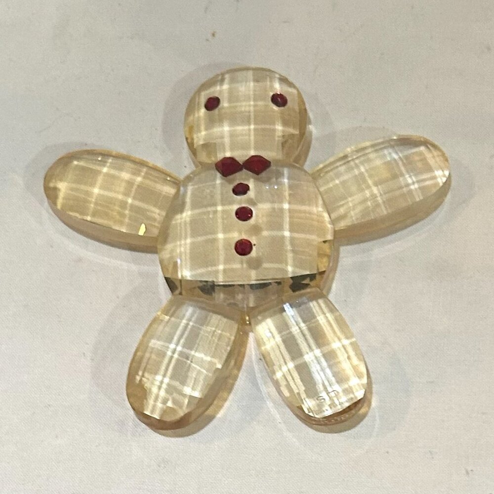 Simon Design Gingerbread Crystal Paperweight